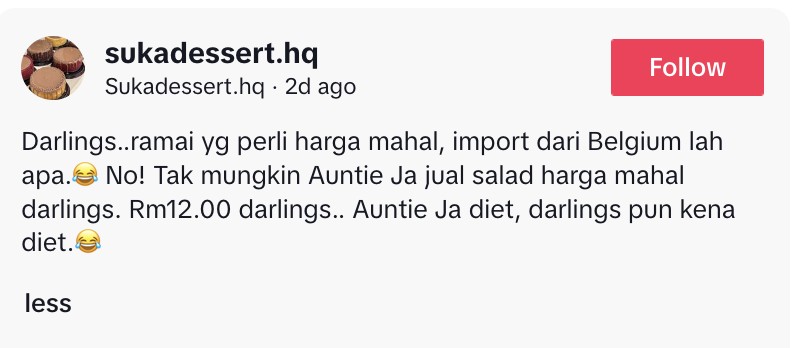 Ajak pembeli sama2 diet